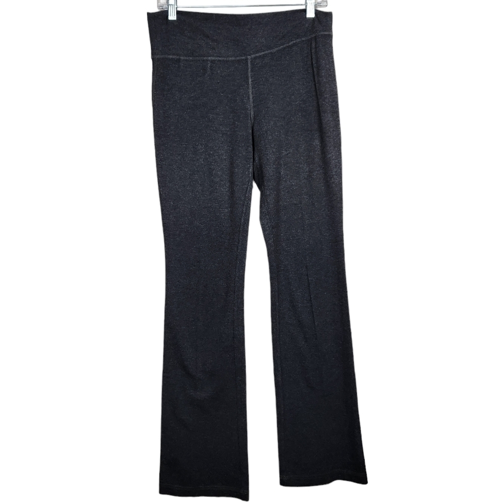 Eileen Fisher Charcoal Gray Jersey Knit Stretch Crossover Pants Women Size Small